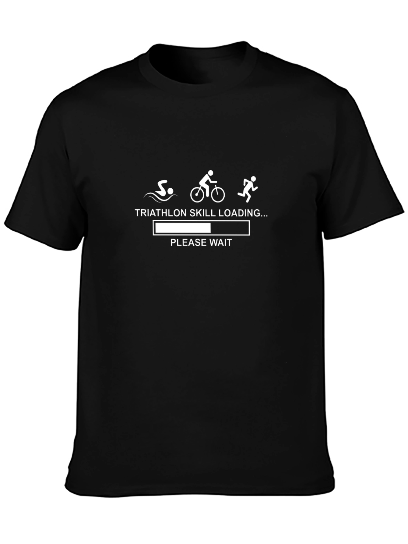 Triathlon Skill Loading T-Shirt - Humorous Sports Tee