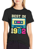 Best In 1982 Cassette Tape T-Shirt