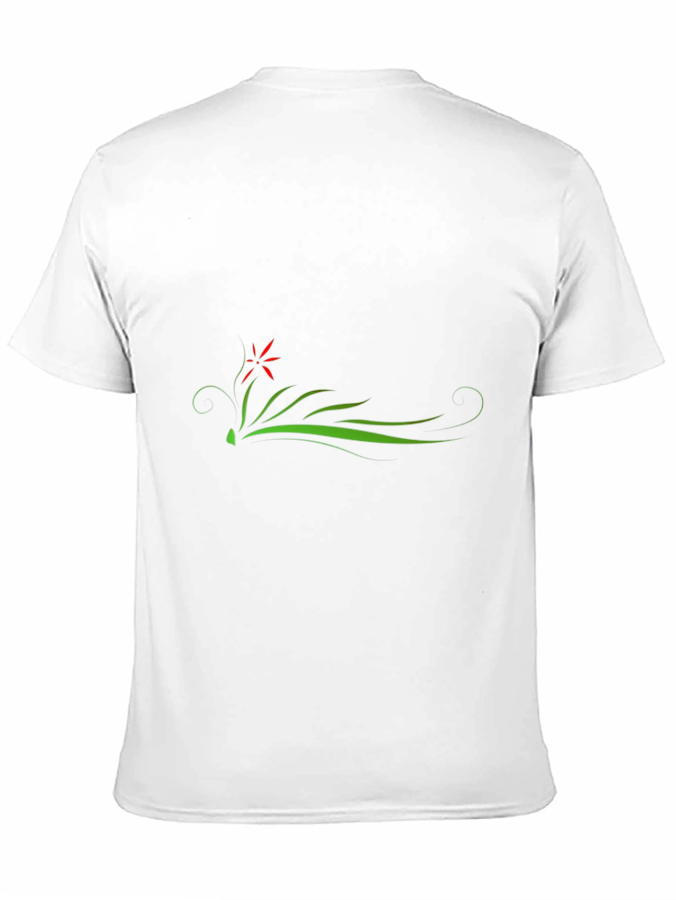 Floral Graphic Black T-Shirt