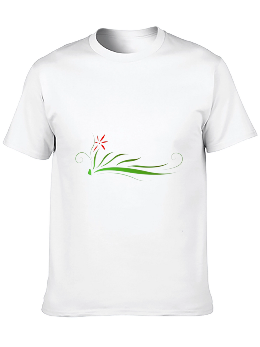 Floral Graphic Black T-Shirt