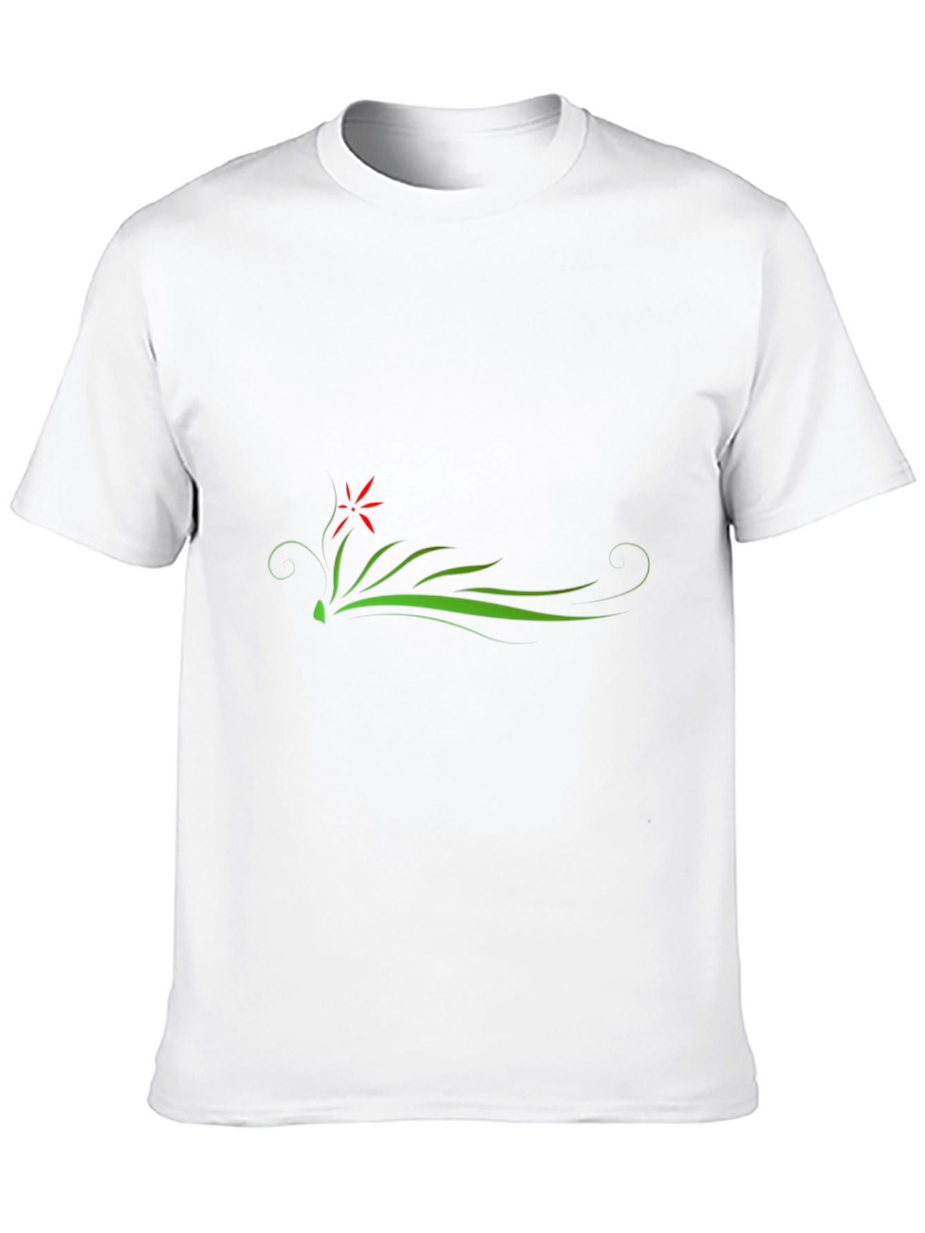 Floral Graphic Black T-Shirt