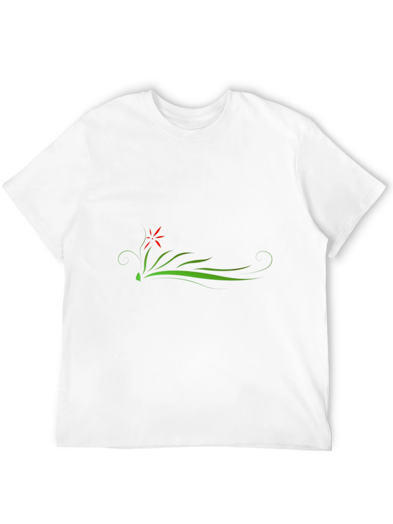 Floral Graphic Black T-Shirt