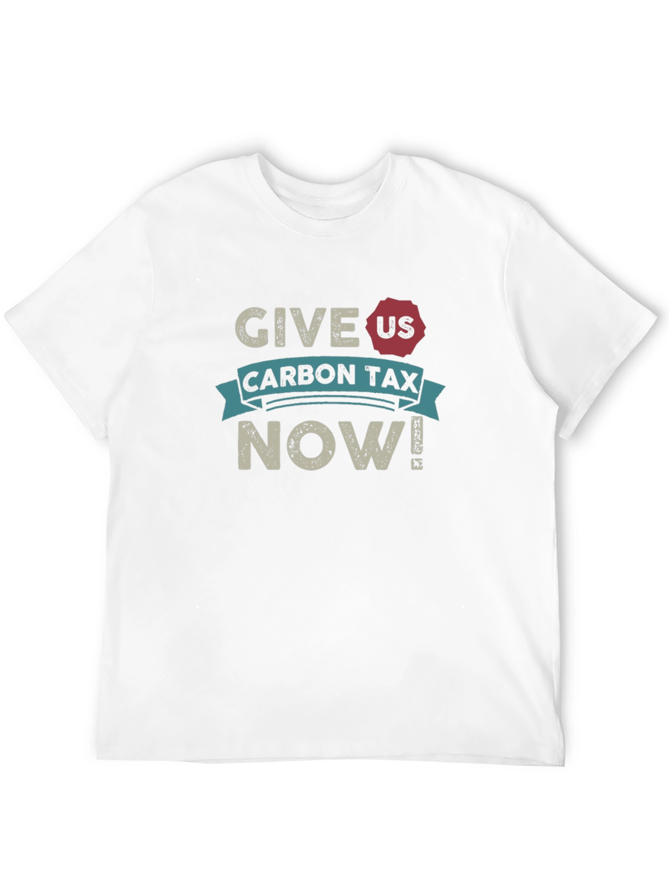 Give Us Carbon Tax Now! Black T-Shirt