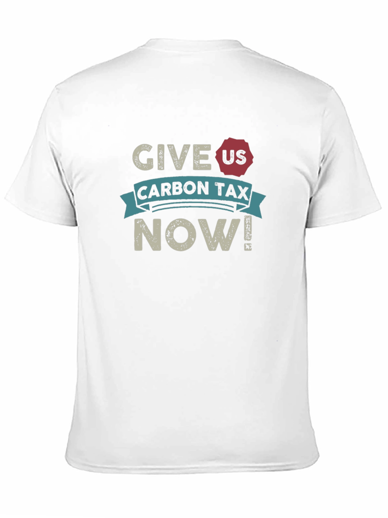 Give Us Carbon Tax Now! Black T-Shirt