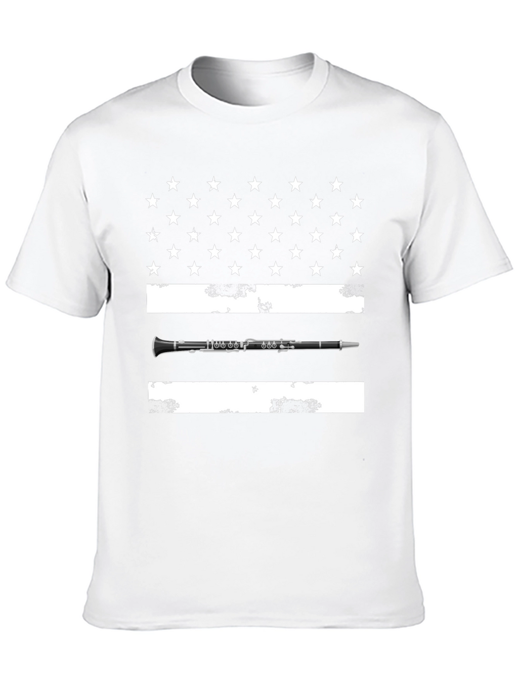 Clarinet USA Flag T-Shirt - Music Lover Tee