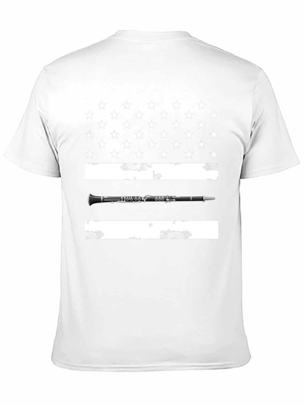 Clarinet USA Flag T-Shirt - Music Lover Tee