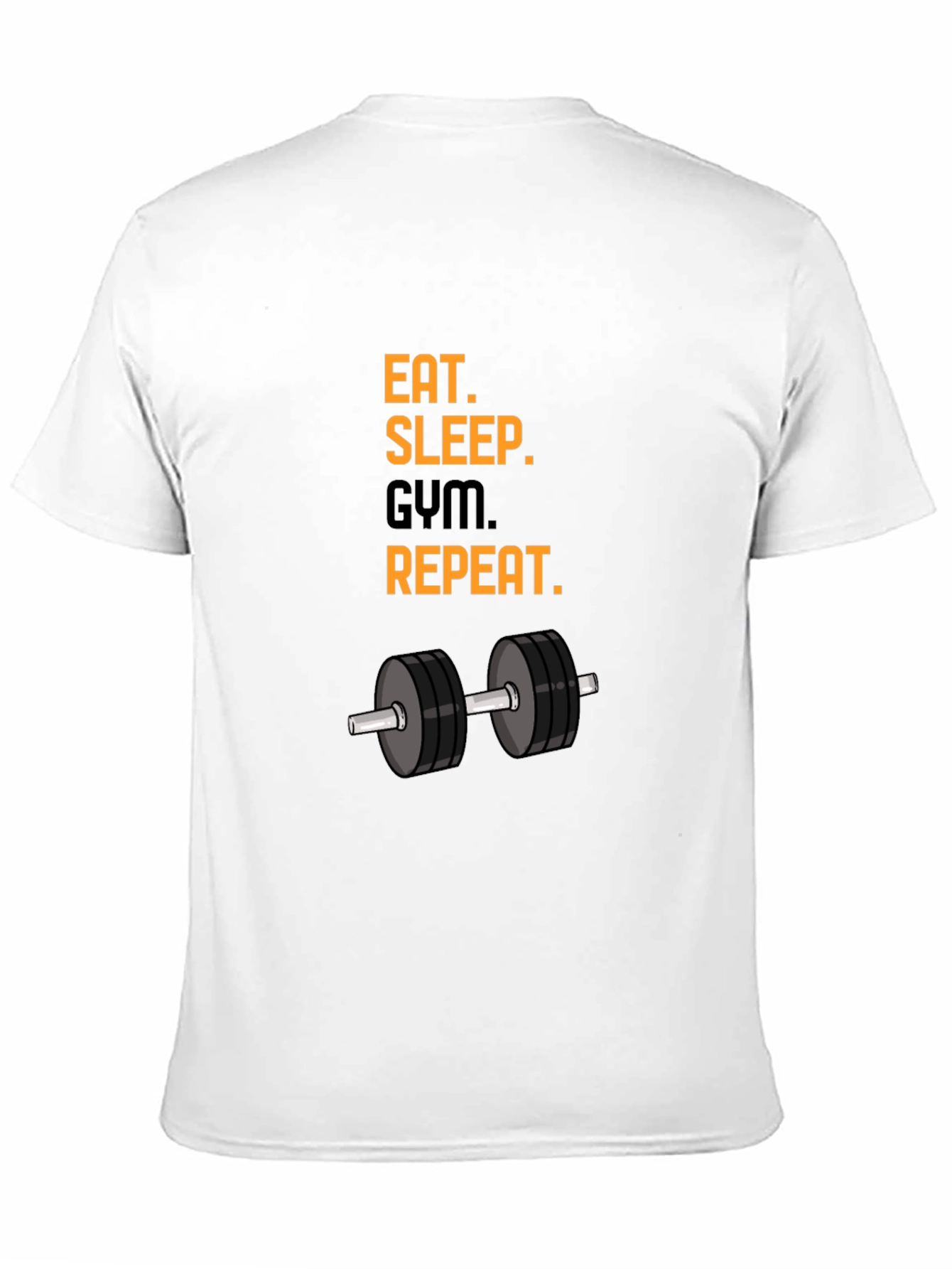 Eat Sleep Gym Repeat T-Shirt - Black