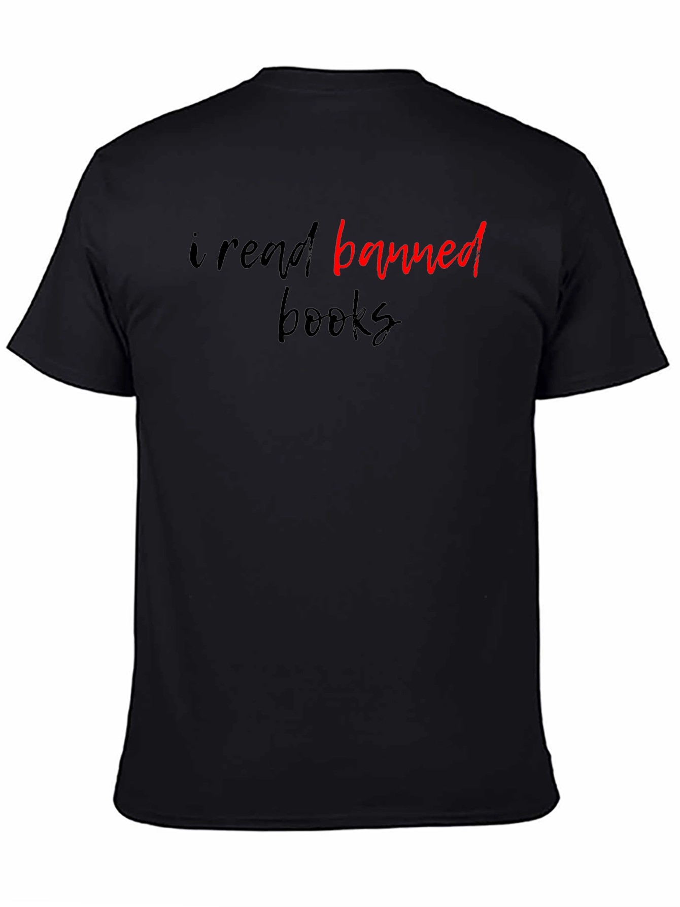 I Read Banned Books Black Graphic T-Shirt