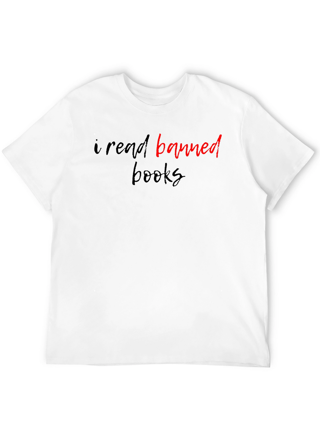 I Read Banned Books Black Graphic T-Shirt