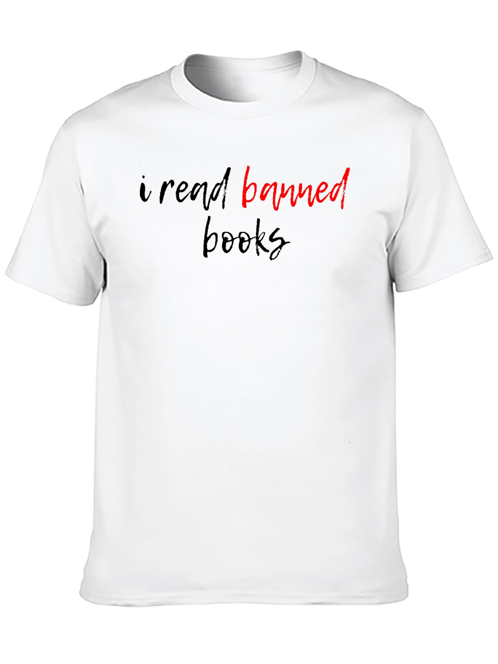 I Read Banned Books Black Graphic T-Shirt