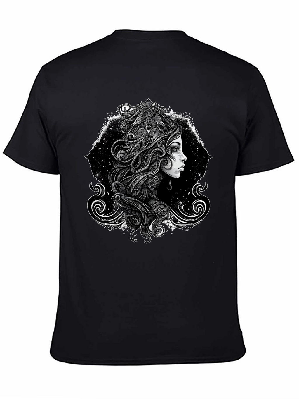 Mystic Woman Graphic Black Tee