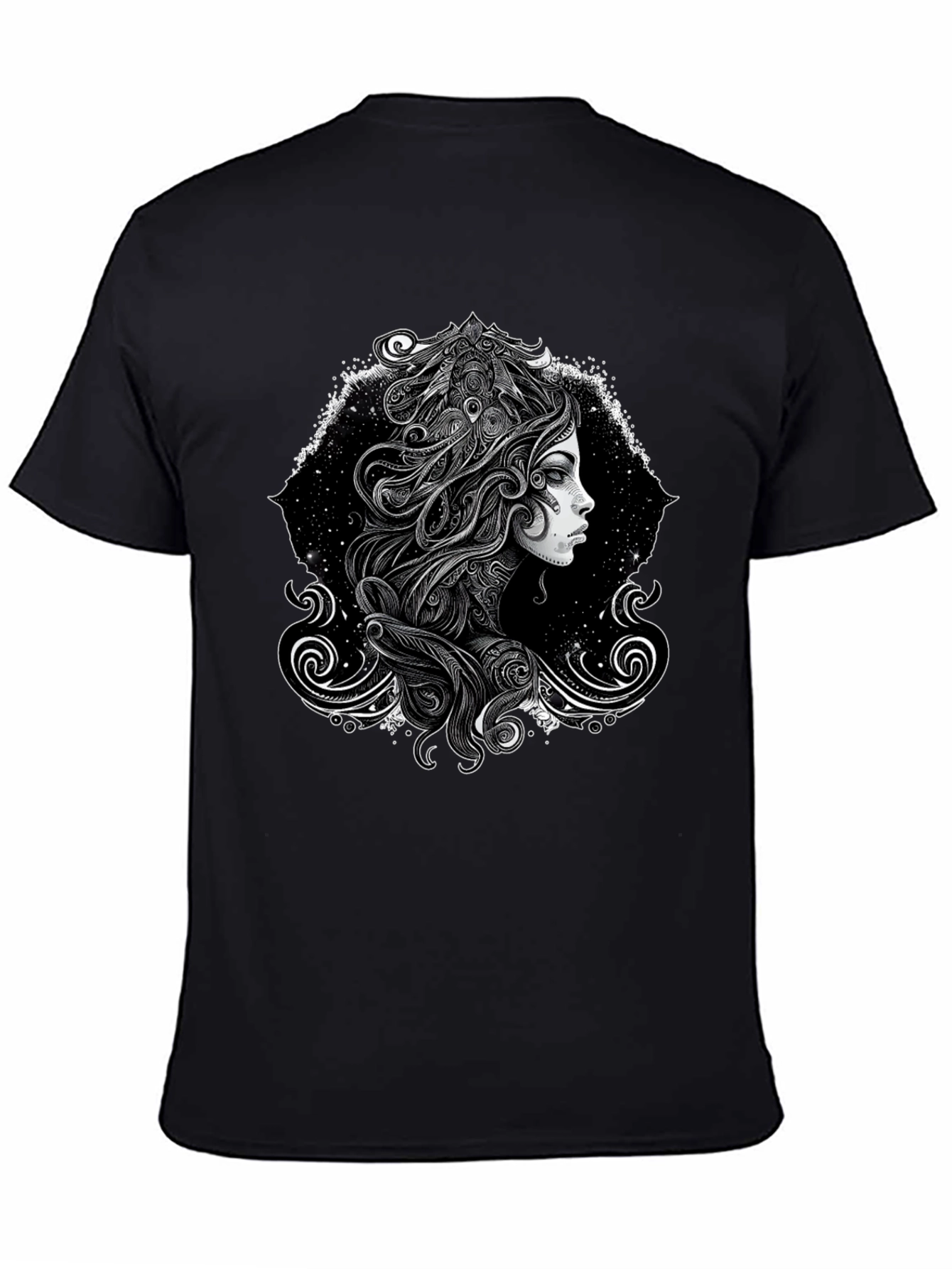 Mystic Woman Graphic Black Tee