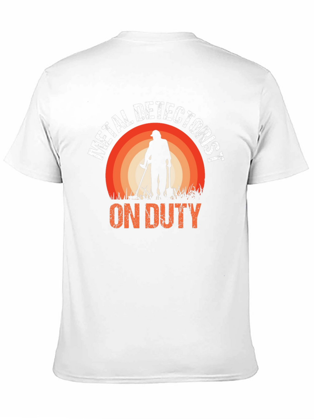 Metal Detectorist On Duty Black T-Shirt