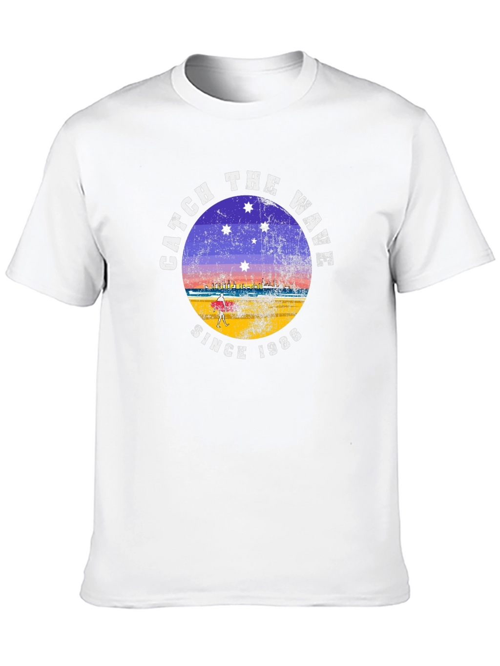 Catch the Wave Since 1986 Black T-Shirt