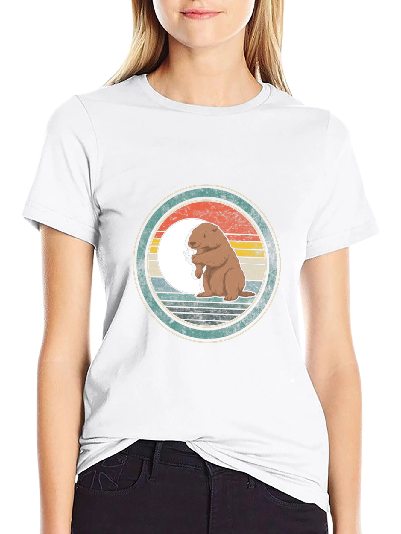 Retro Groundhog T-Shirt