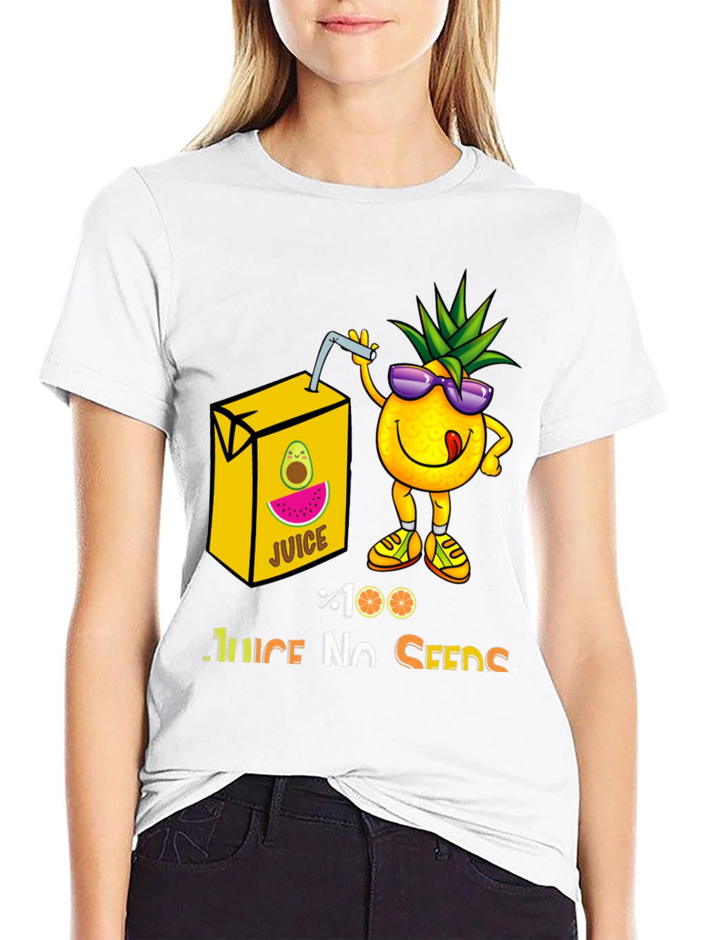 Juice No Seeds Graphic T-Shirt