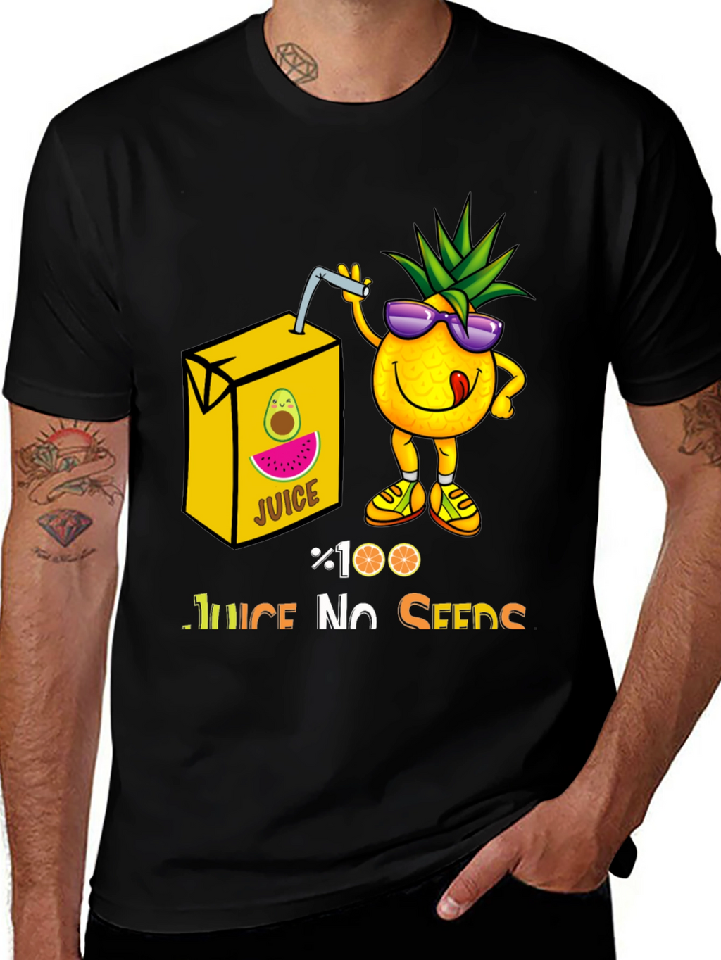 Juice No Seeds Graphic T-Shirt