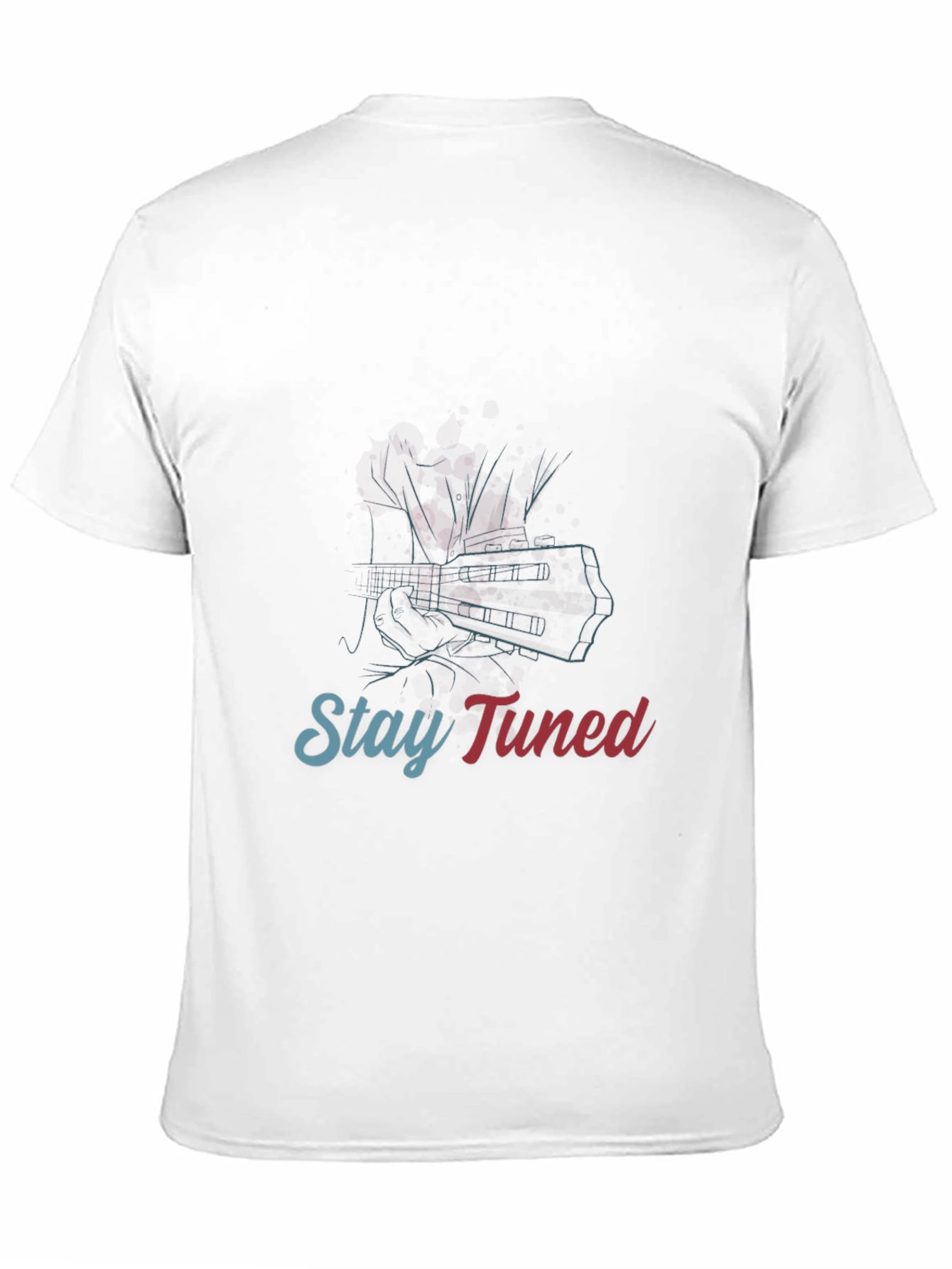 Stay Tuned Graphic Tee - Guitar Player T-Shirt