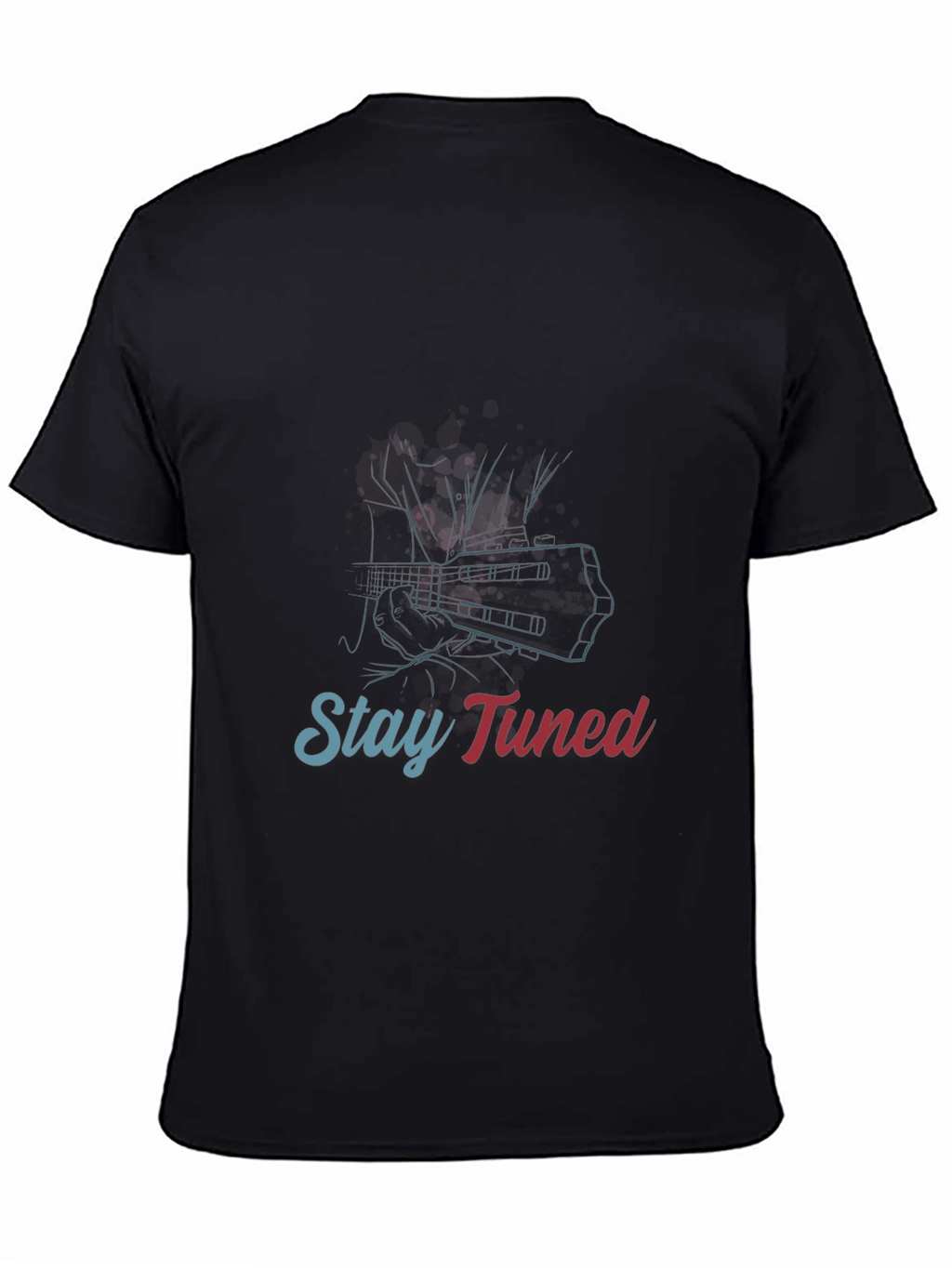 Stay Tuned Graphic Tee - Guitar Player T-Shirt
