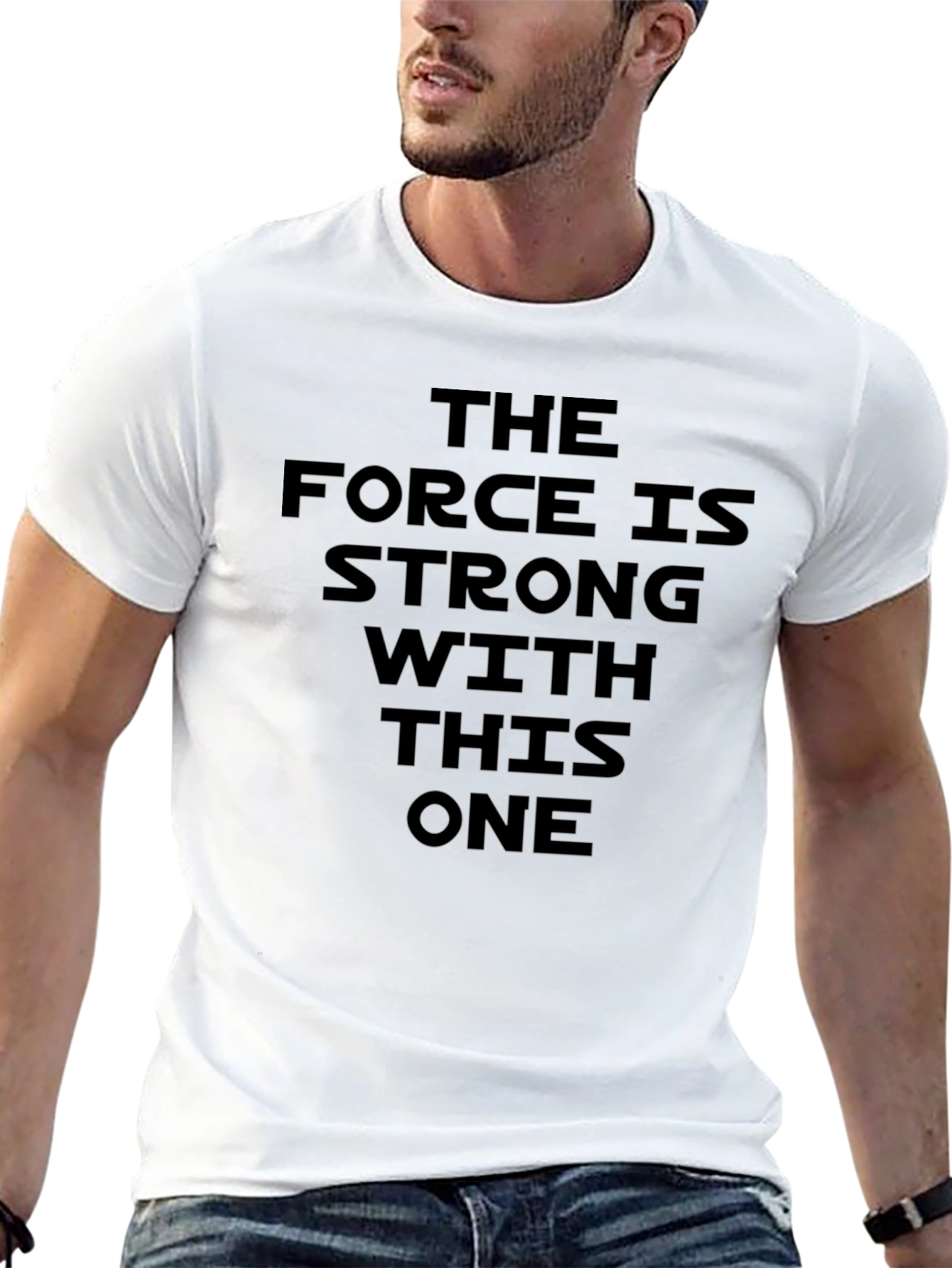 The Force Is Strong Black T-Shirt
