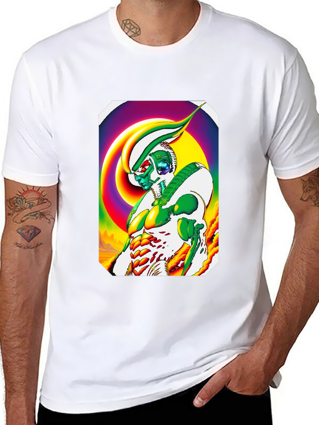 Vibrant Graphic Print T-Shirt