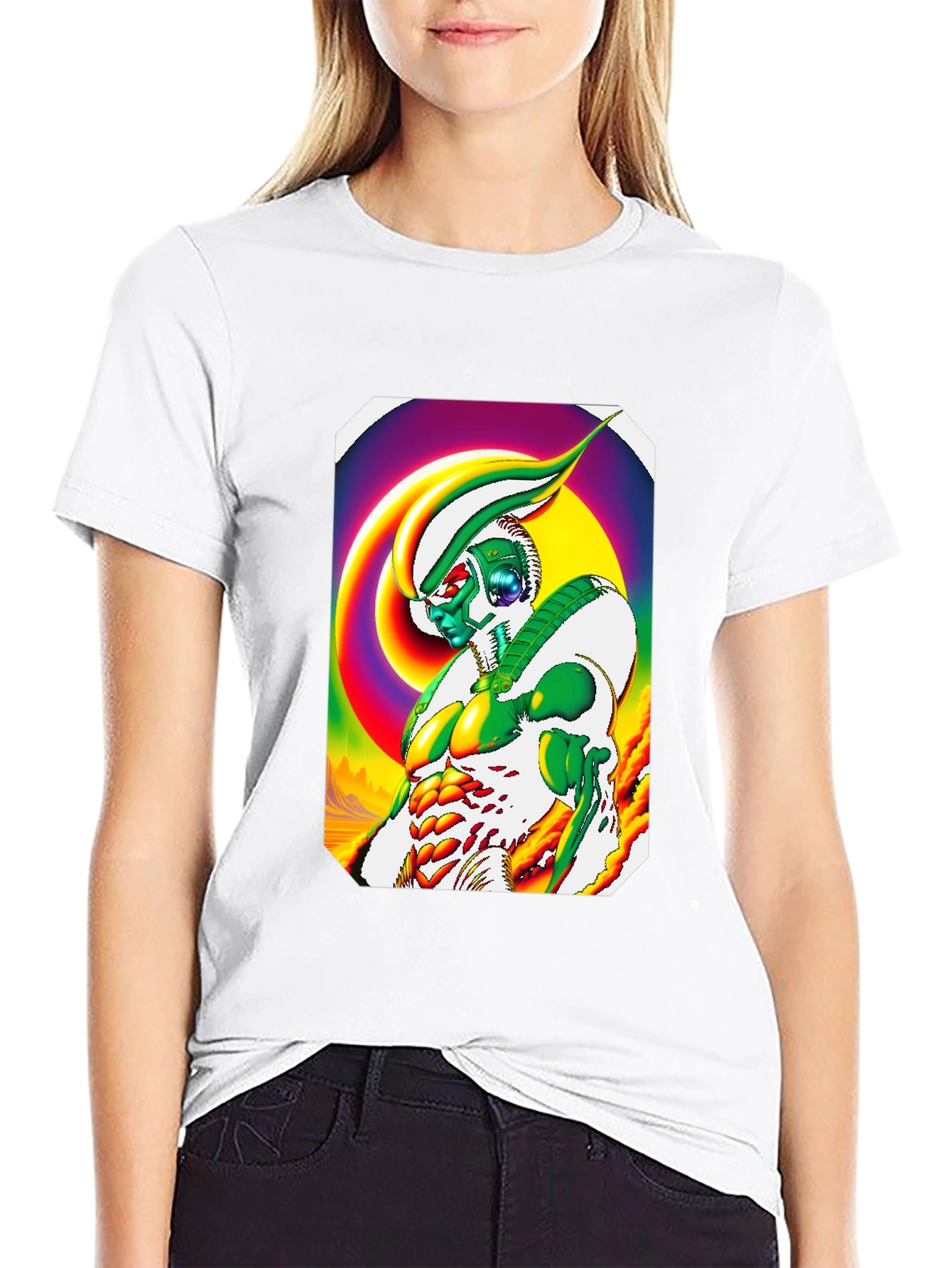 Vibrant Graphic Print T-Shirt
