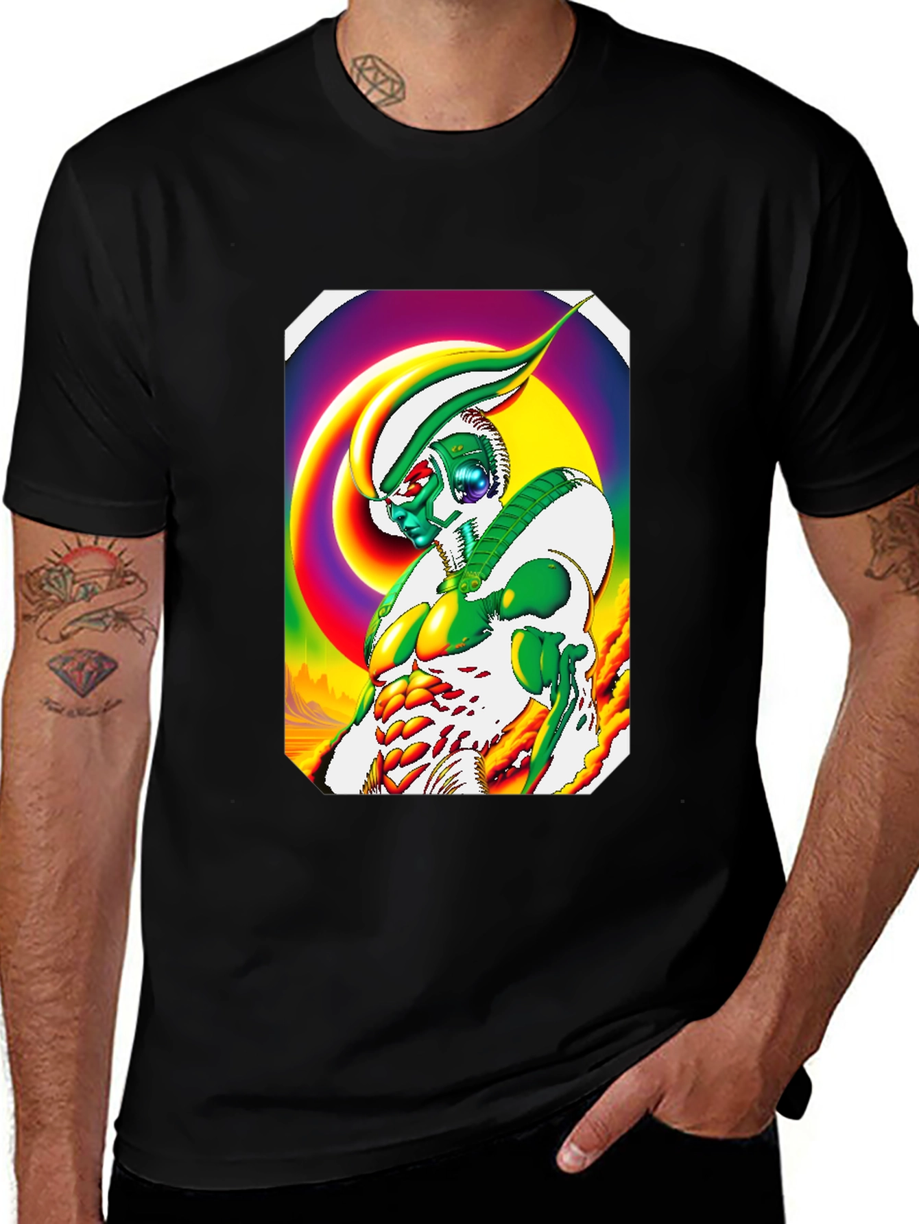 Vibrant Graphic Print T-Shirt