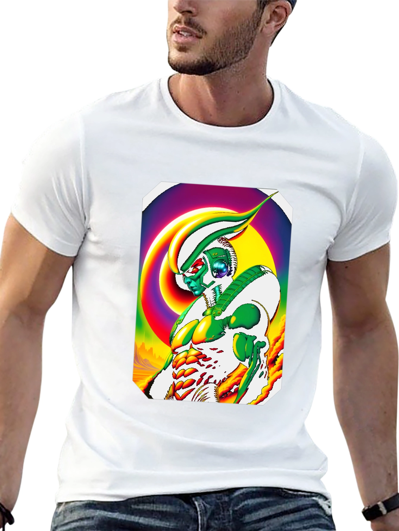 Vibrant Graphic Print T-Shirt