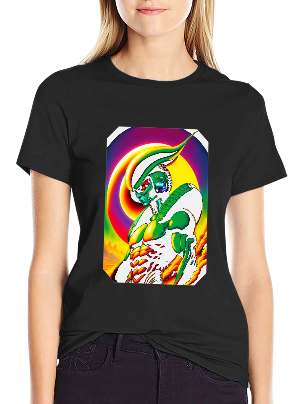 Vibrant Graphic Print T-Shirt