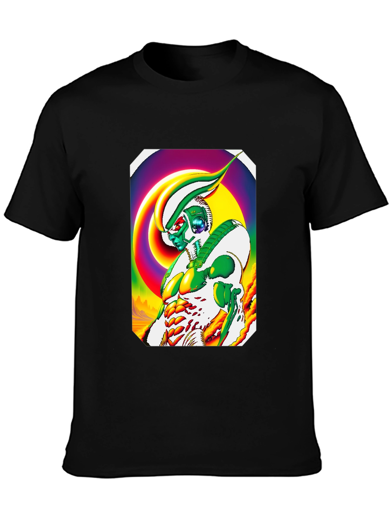 Vibrant Graphic Print T-Shirt