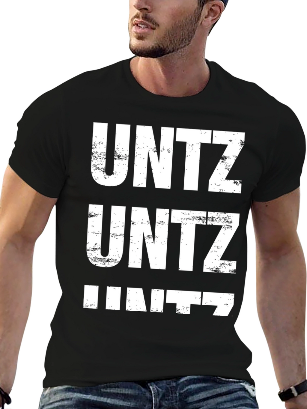 UNTZ Graphic Tee - Black Cotton T-Shirt