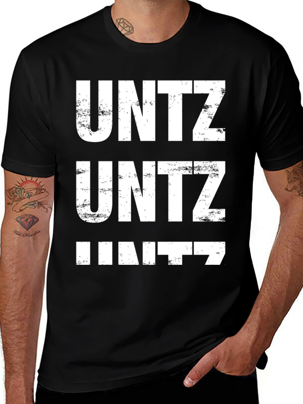 UNTZ Graphic Tee - Black Cotton T-Shirt