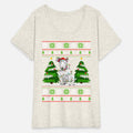 Bull Terrier Dog Christmas Tree Lights