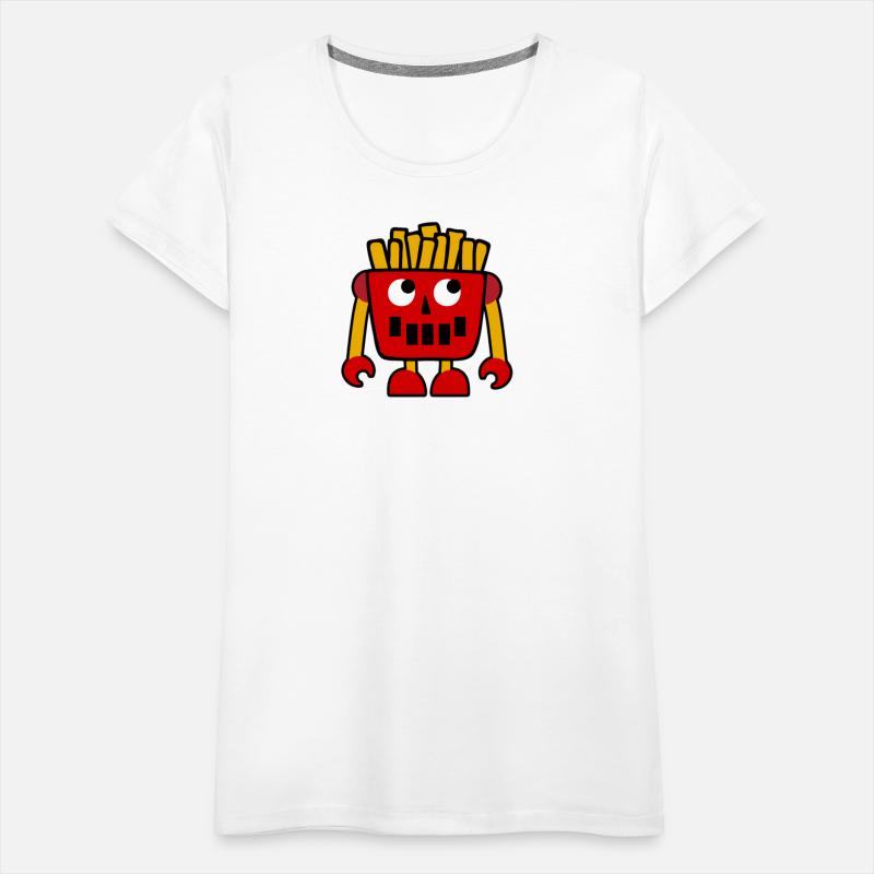 Burger Pizza French Fries Donut Robot