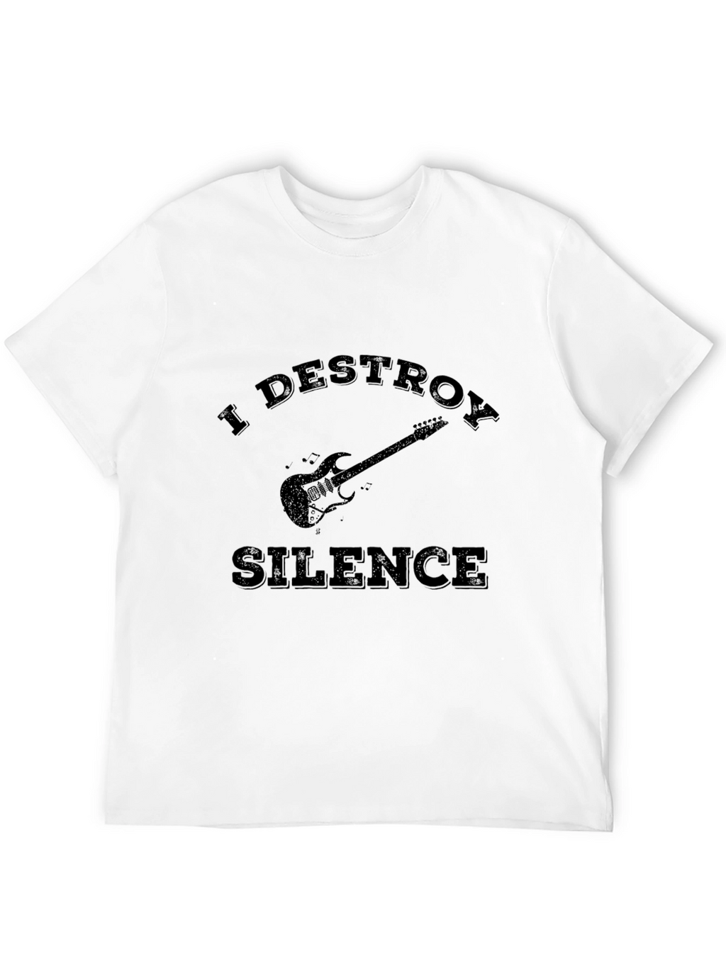 I Destroy Silence Guitar T-Shirt