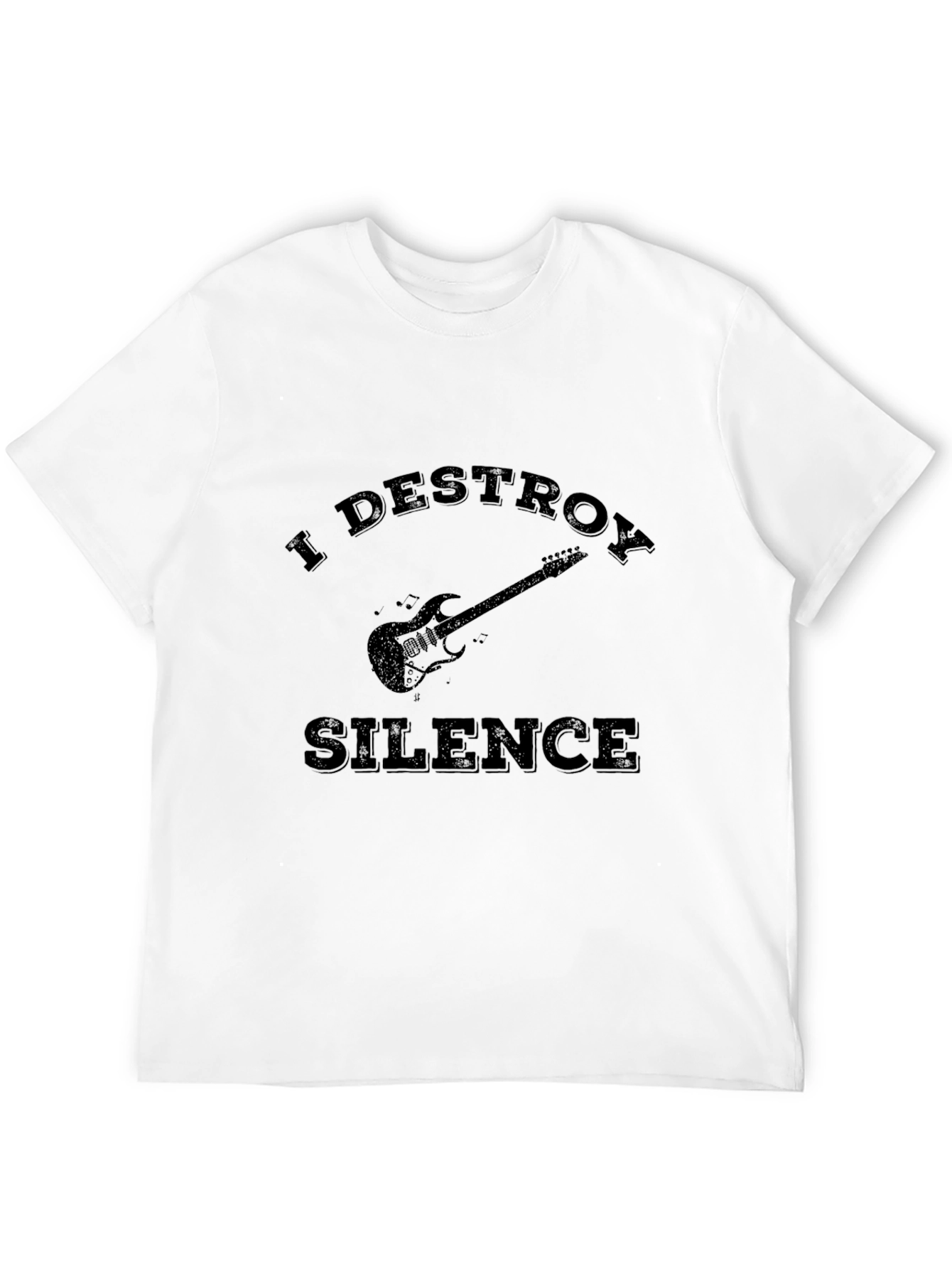 I Destroy Silence Guitar T-Shirt