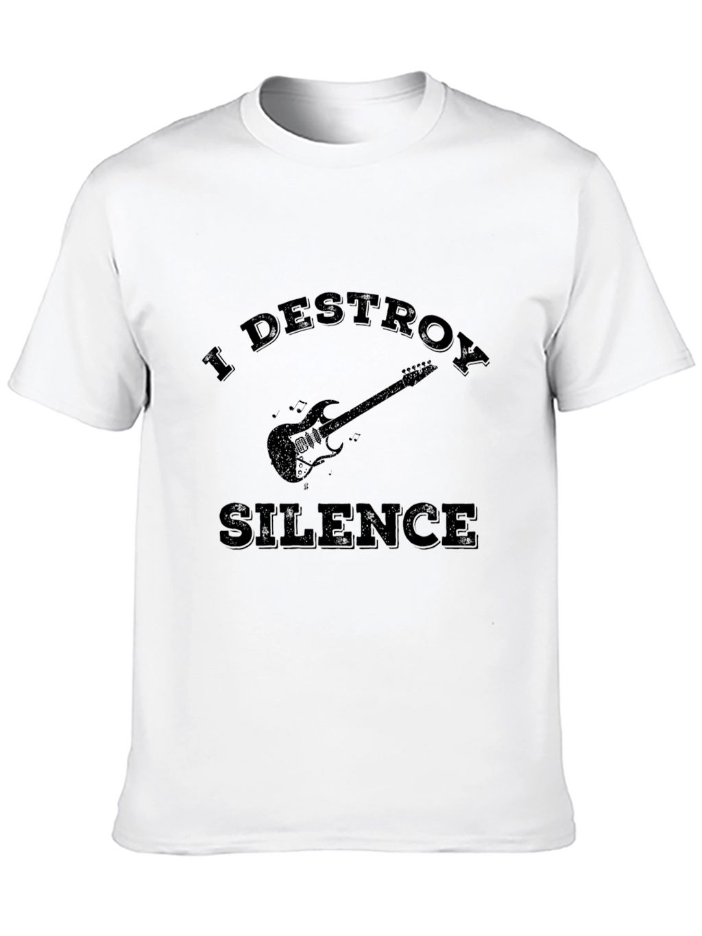 I Destroy Silence Guitar T-Shirt