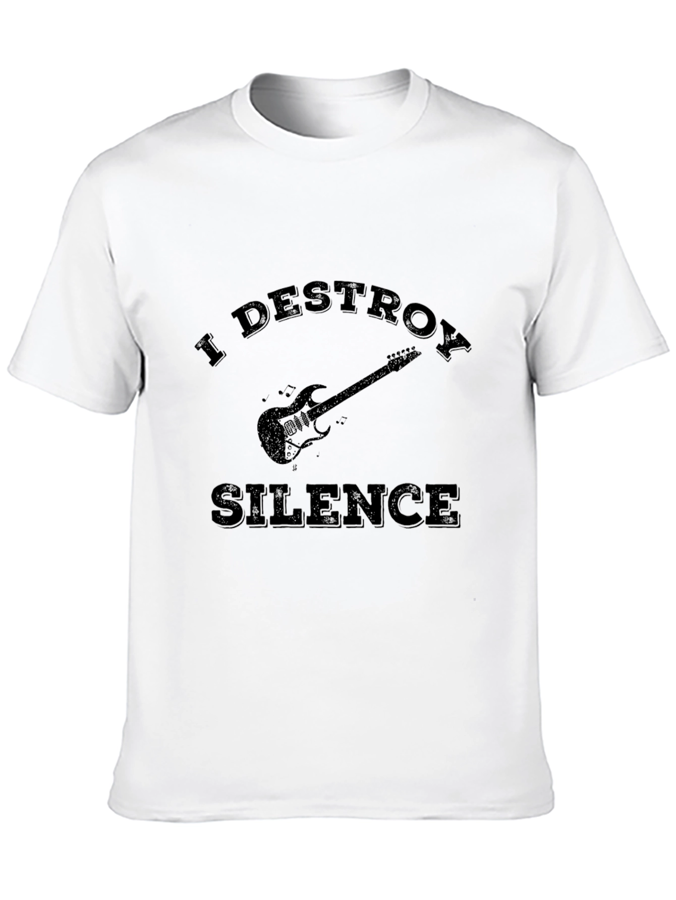 I Destroy Silence Guitar T-Shirt