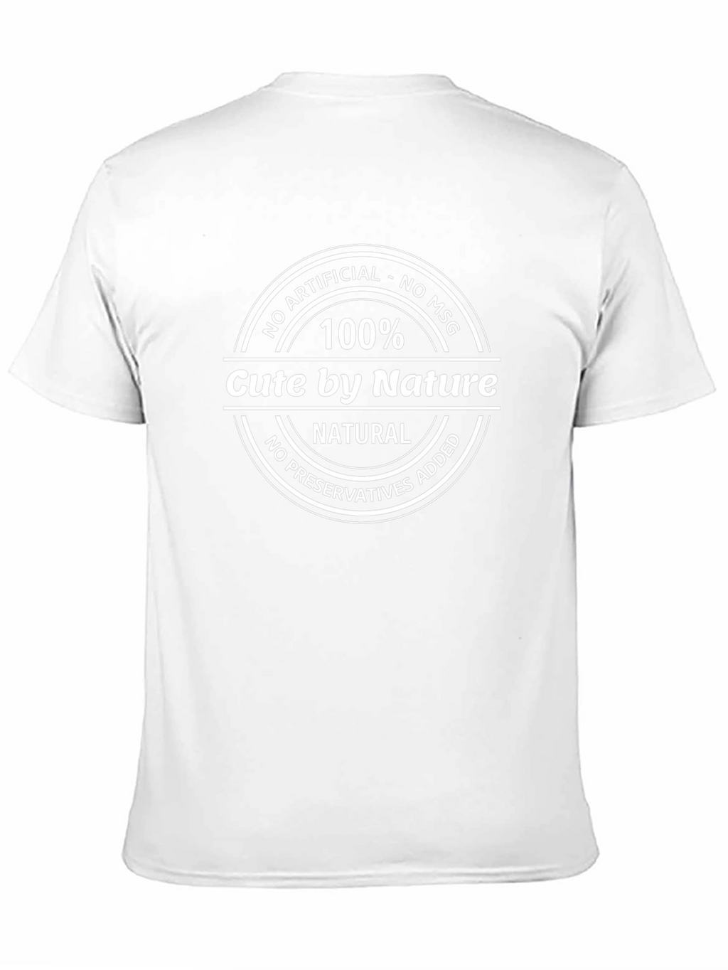 Cute by Nature T-Shirt - 100% Natural Tee