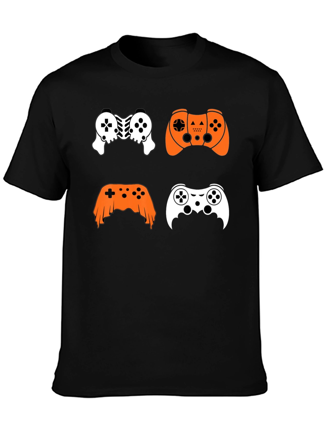 Halloween Gamer T-Shirt - Spooky Controller Design
