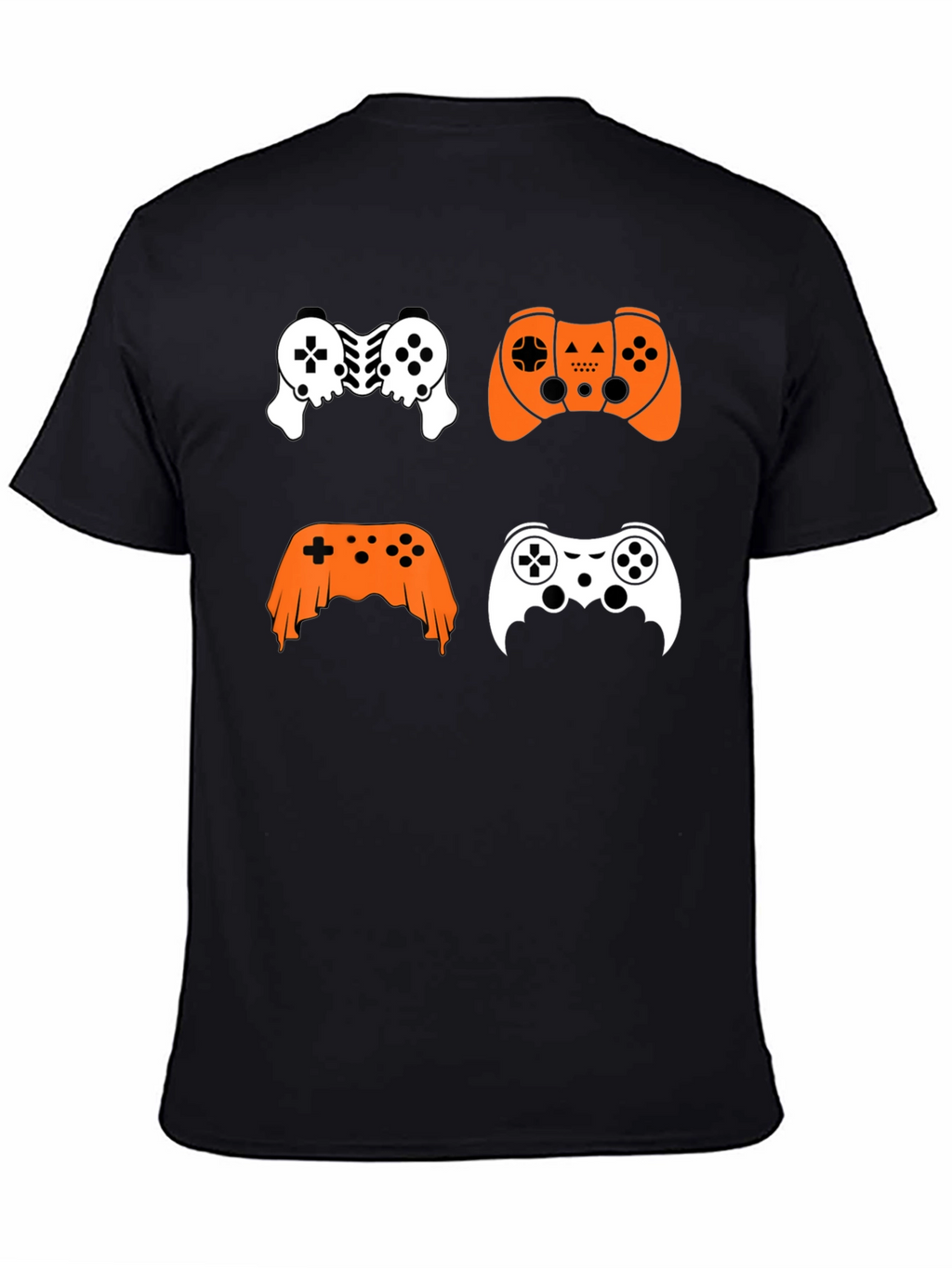 Halloween Gamer T-Shirt - Spooky Controller Design
