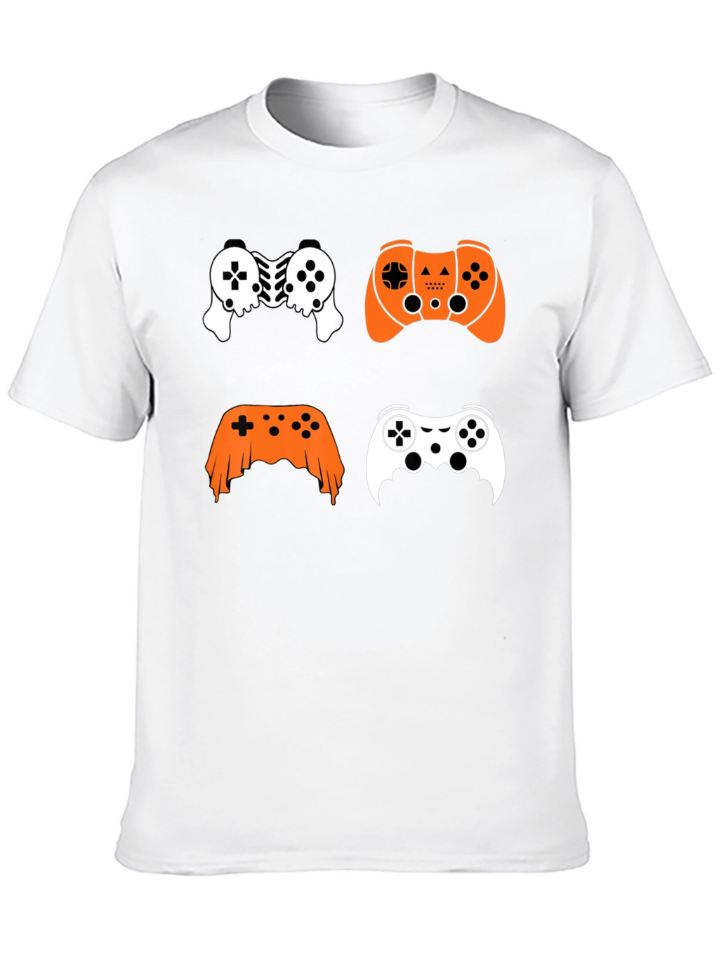 Halloween Gamer T-Shirt - Spooky Controller Design