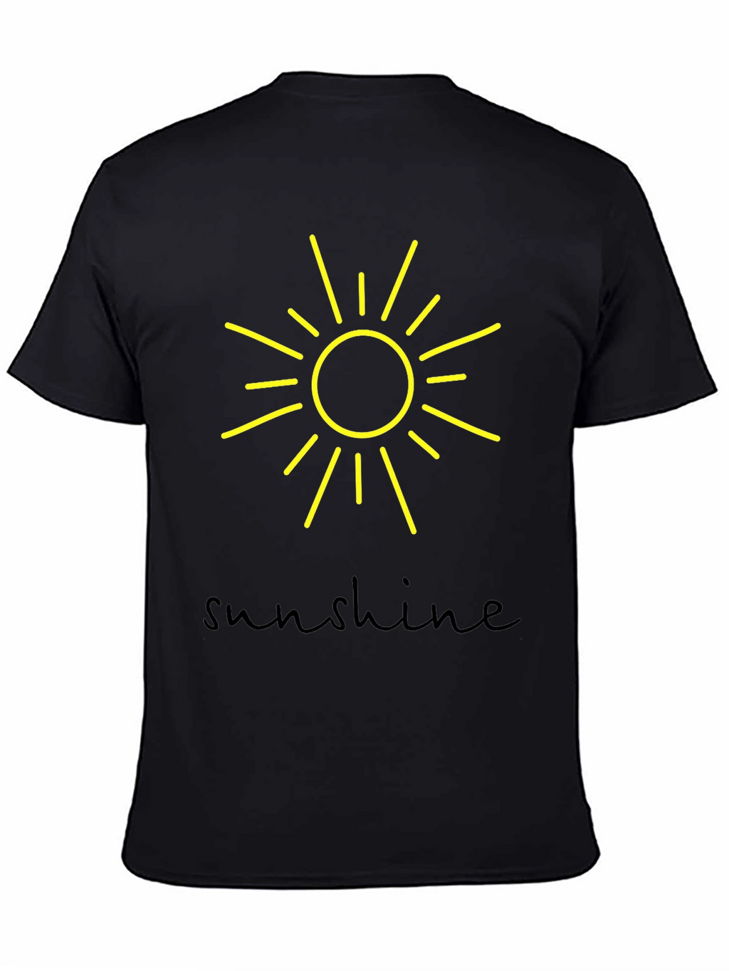 Sunshine Graphic Print Crew Neck T-Shirt