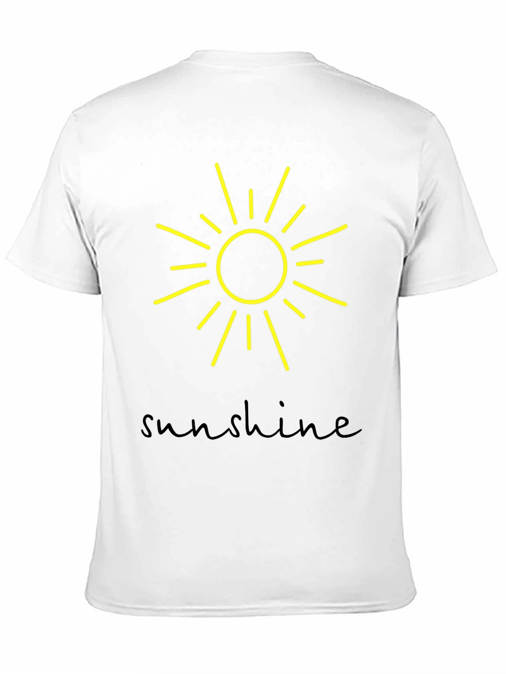Sunshine Graphic Print Crew Neck T-Shirt