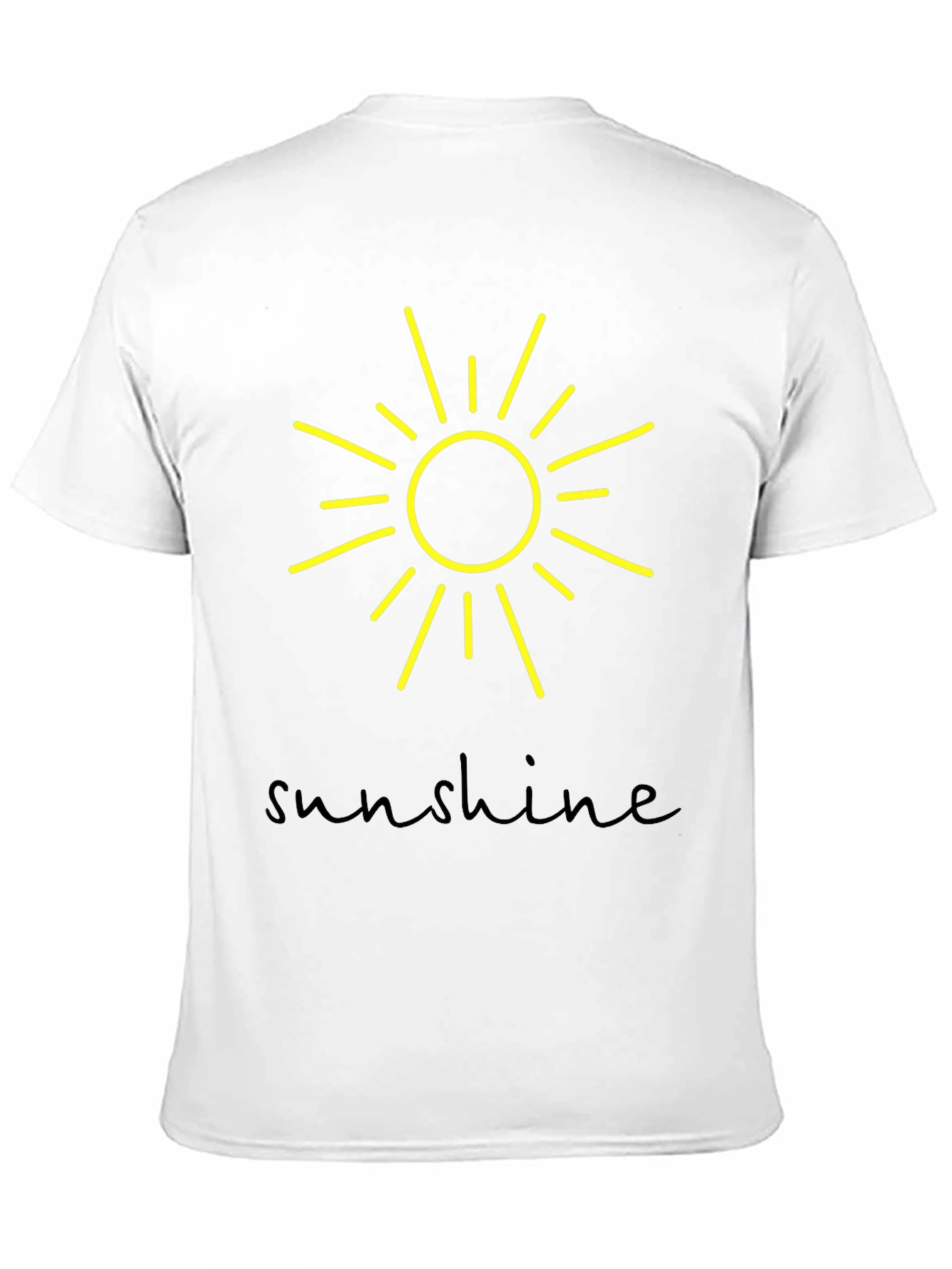 Sunshine Graphic Print Crew Neck T-Shirt