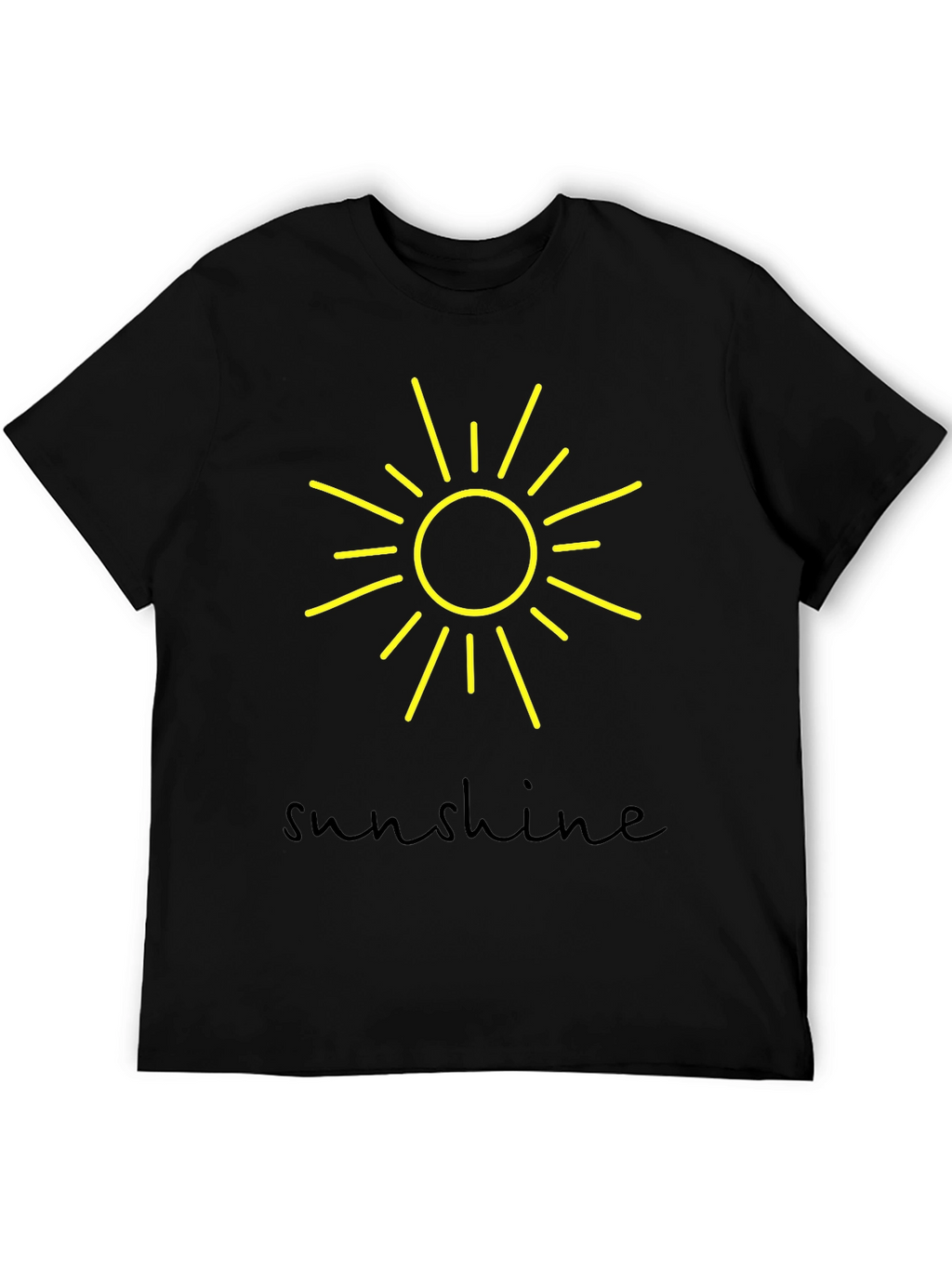 Sunshine Graphic Print Crew Neck T-Shirt