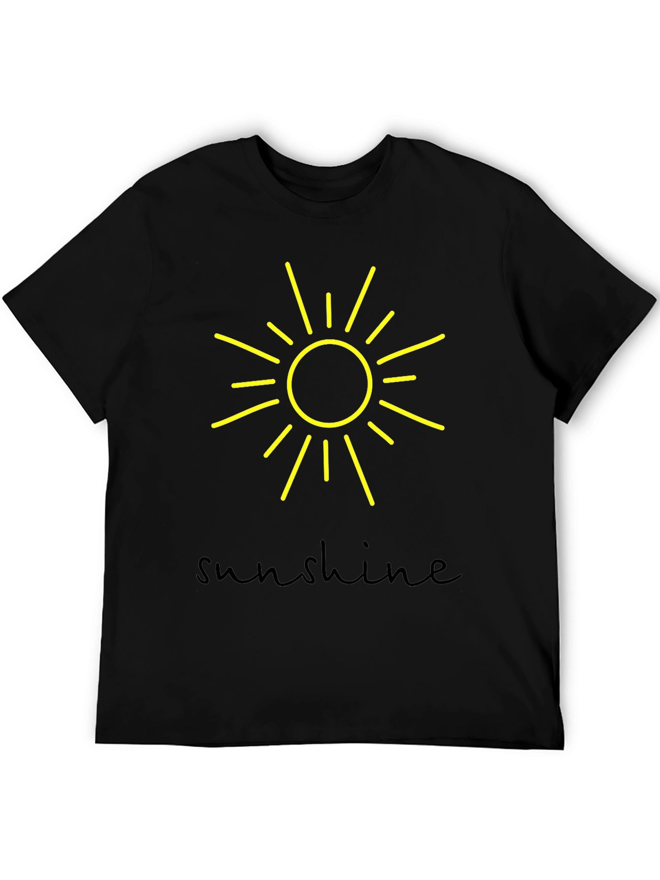 Sunshine Graphic Print Crew Neck T-Shirt