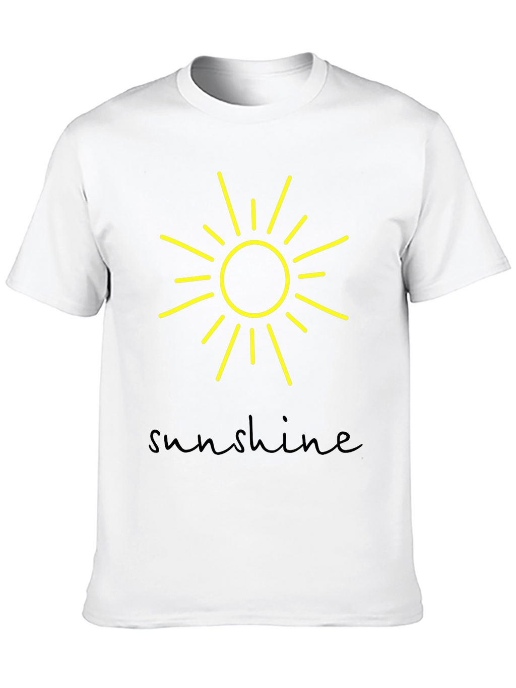 Sunshine Graphic Print Crew Neck T-Shirt