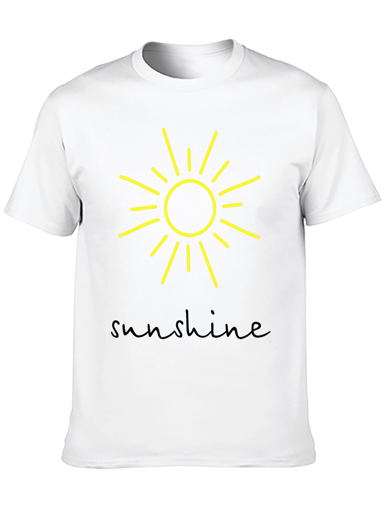 Sunshine Graphic Print Crew Neck T-Shirt