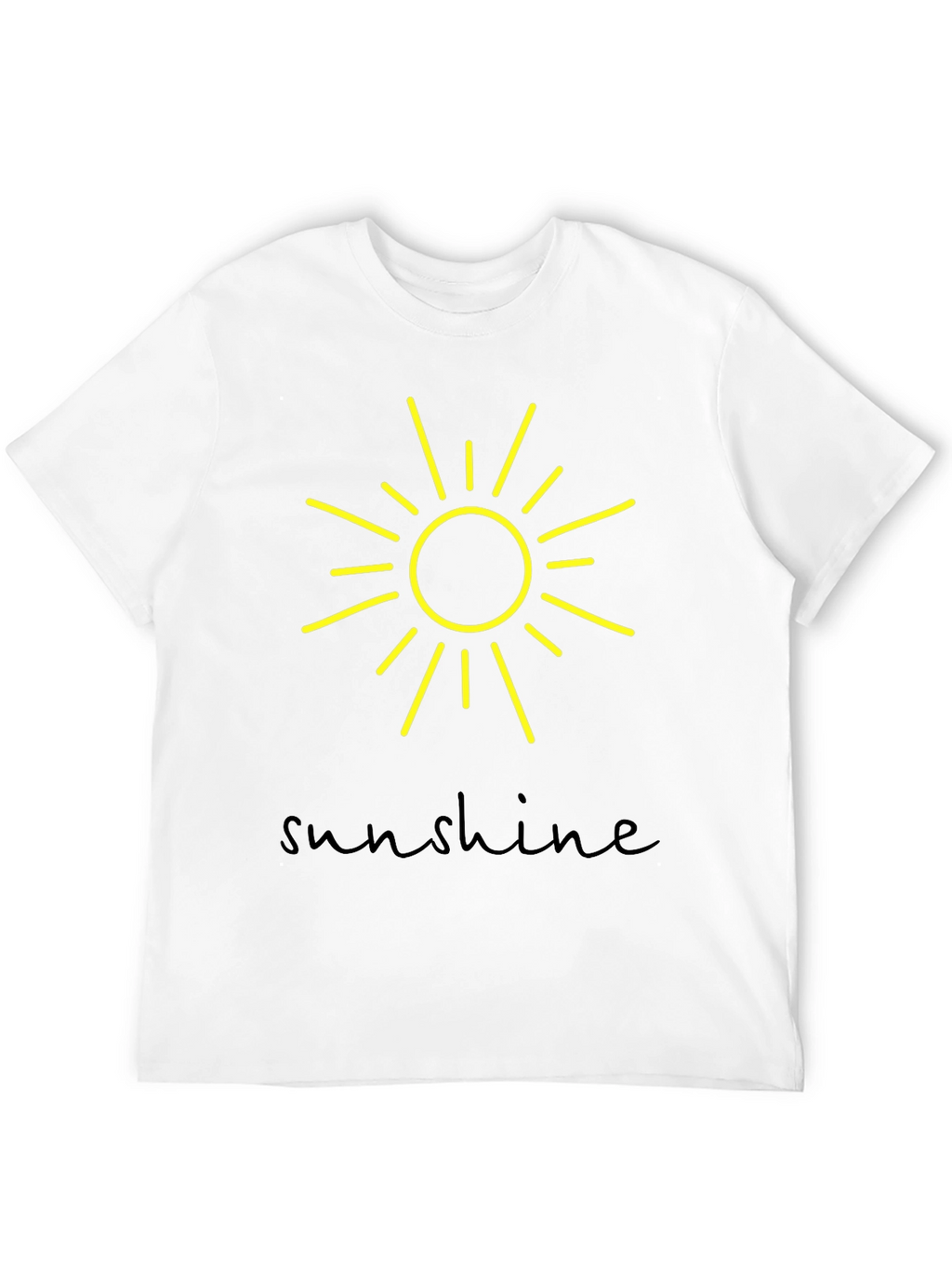Sunshine Graphic Print Crew Neck T-Shirt